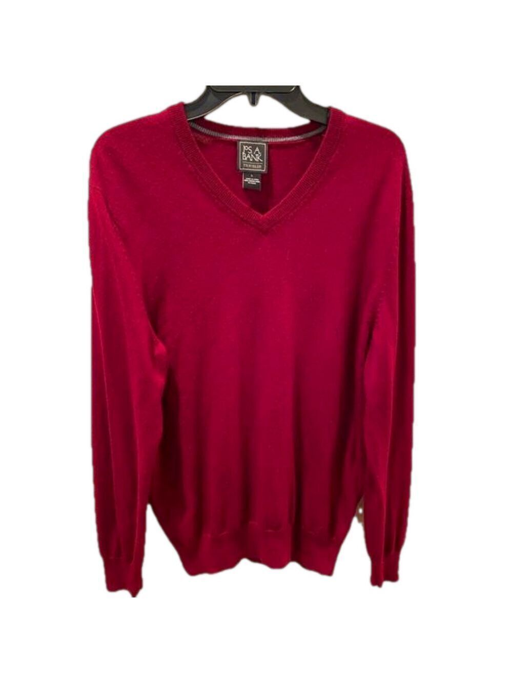 Jos A Banks Wool V neck Sweater